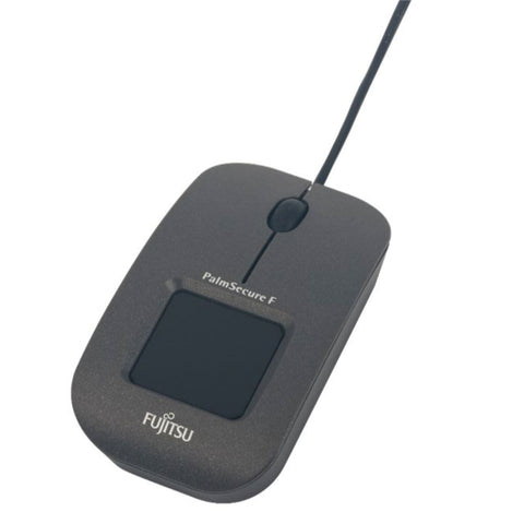 The Fujitsu PalmSecure F-Pro Mouse has an integrated PalmSecure sensor, 3 buttons and 1 wheel.